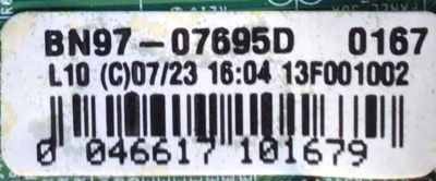 KIT DE TARJETAS PARA TV SAMSUNG / MAIN BN94-06778C / BN41-02064B / BN97-07695D / FUENTE BN4400666A / L40GF_DDY / BN44-00666A / T-CON BN96-28858A / V390HJ4-CE1 / PANEL CY-DF390BGMV1H / DISPLAY V390HJ4-PE1 REV.C1 / MODELO UN39FH5000FXZA PF03 - Imagen 3